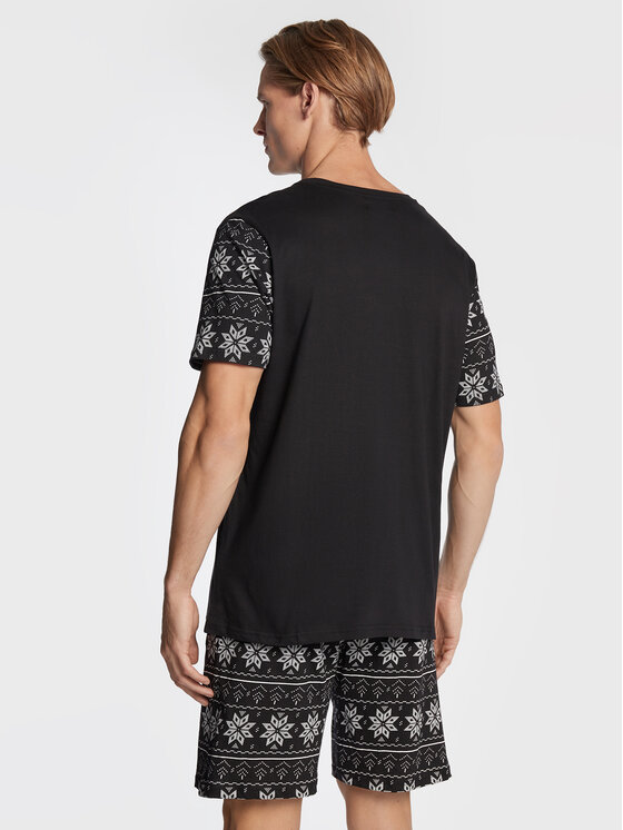 Brave Soul Brave Soul Pyjama MLWS-149BLIZZARD Schwarz