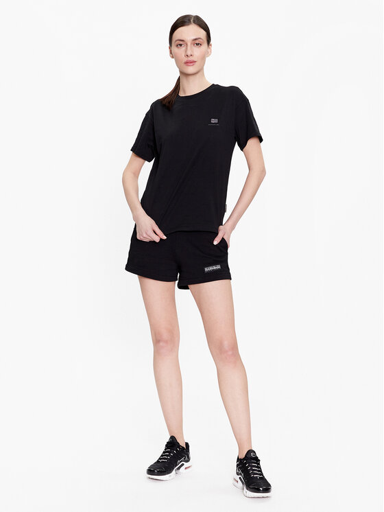 Napapijri Napapijri Sportske kratke hlače N-Morgex NP0A4GXI Crna Regular Fit