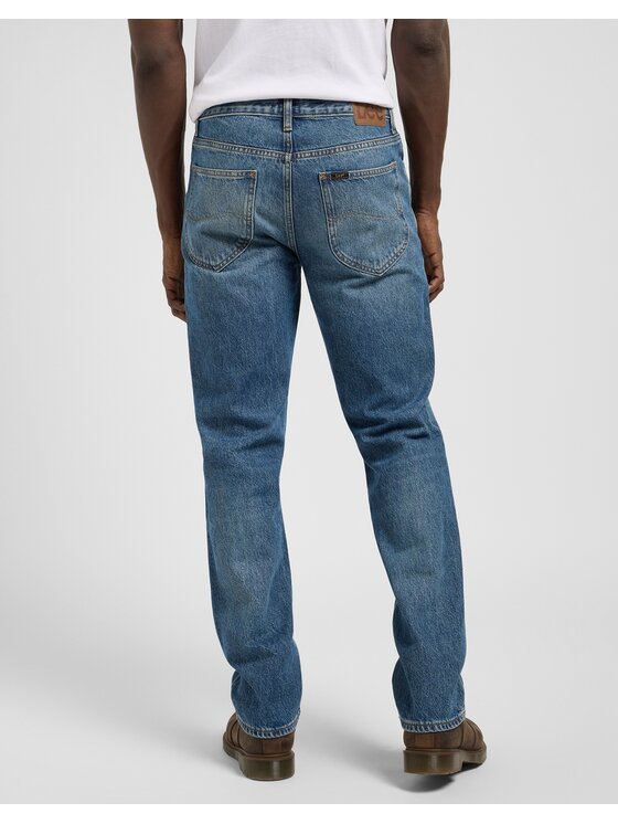 Lee Lee Jeansy WEST Niebieski Straight Fit