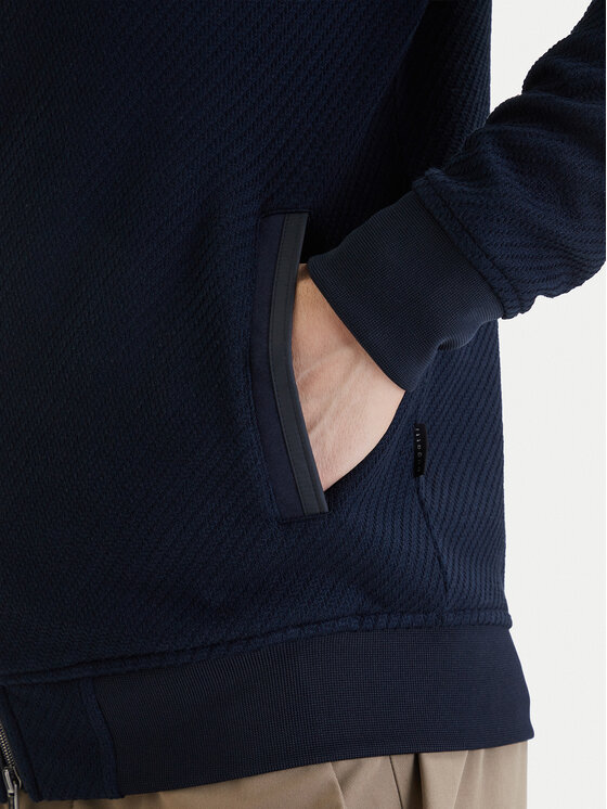 Bugatti Bugatti Džemperis ar kapuci 8750-15171E Tumši zils Regular Fit