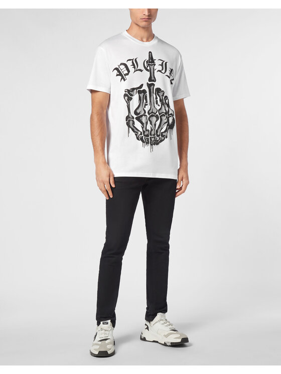 PHILIPP PLEIN PHILIPP PLEIN T-shirt 14669 Bianco Regular Fit