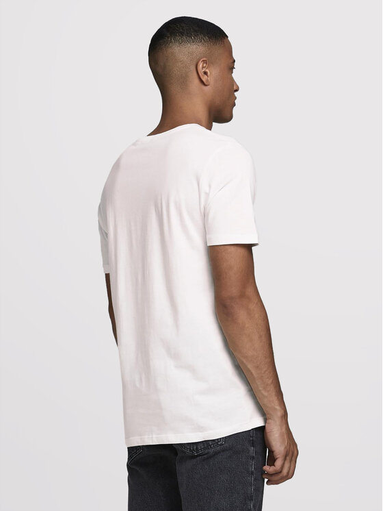 T-shirt Jeans 12177533 Bianco Slim Fit