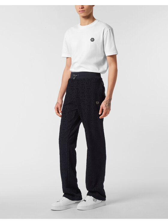 PHILIPP PLEIN PHILIPP PLEIN Spodnie dresowe 26949 Granatowy Jogger Fit