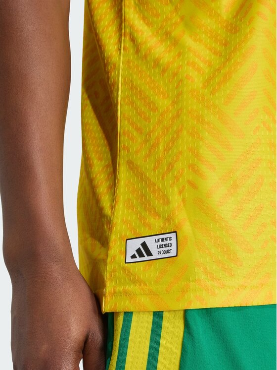 adidas adidas Koszulka techniczna 165670 Żółty Slim Fit