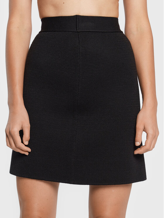 Luisa Spagnoli Trapezno krilo Maghi 0577288 Črna Slim Fit