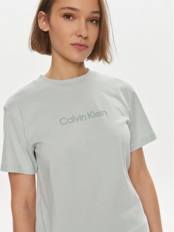 Calvin Klein Calvin Klein T-Shirt Hero Logo K20K205448 Zielony Regular Fit
