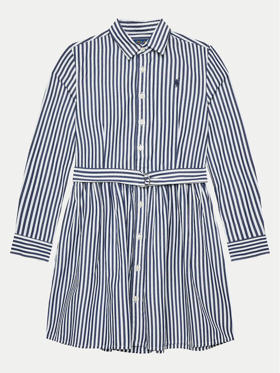 Polo Ralph Lauren Košeľové šaty 313934134003 Tmavomodrá Regular Fit