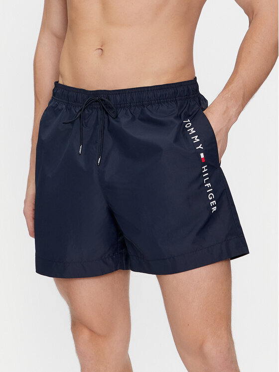 Tommy Hilfiger Kupaće Gaće I Hlače UM0UM03258 Tamnoplava Regular Fit