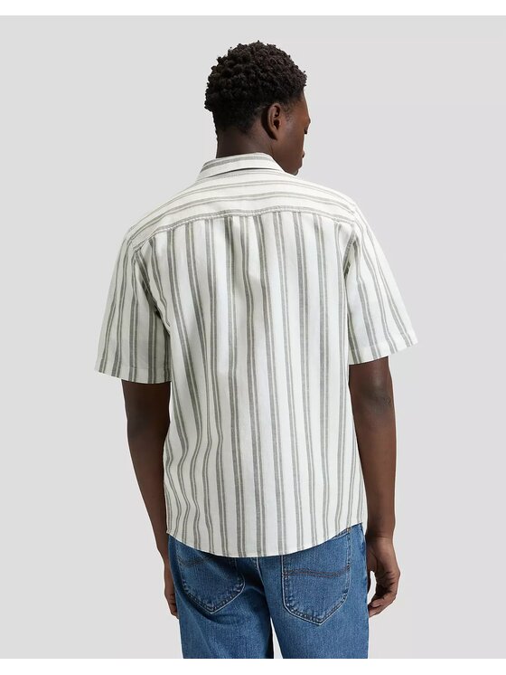 Lee Lee Koszula SSSHIRT Szary Regular Fit