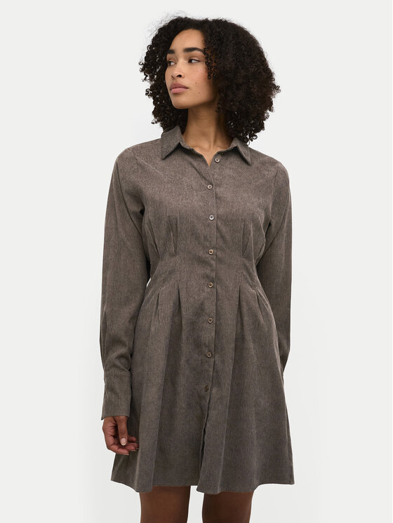 Kaffe Kaffe Rochie tip cămașă Hermine 10509115 Maro Regular Fit