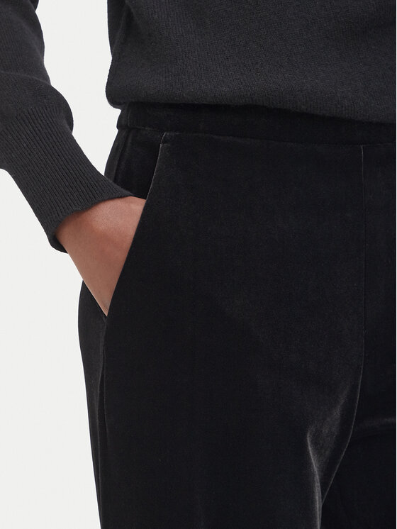 Marella Marella Текстилни панталони Lcinto 2623786022 Черен Wide Leg