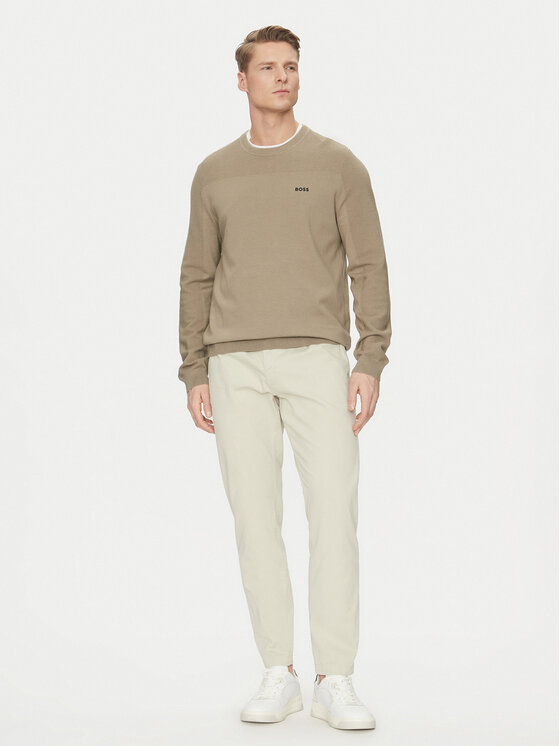 BOSS BOSS Pantaloni chino 50529308 Bej Relaxed Fit