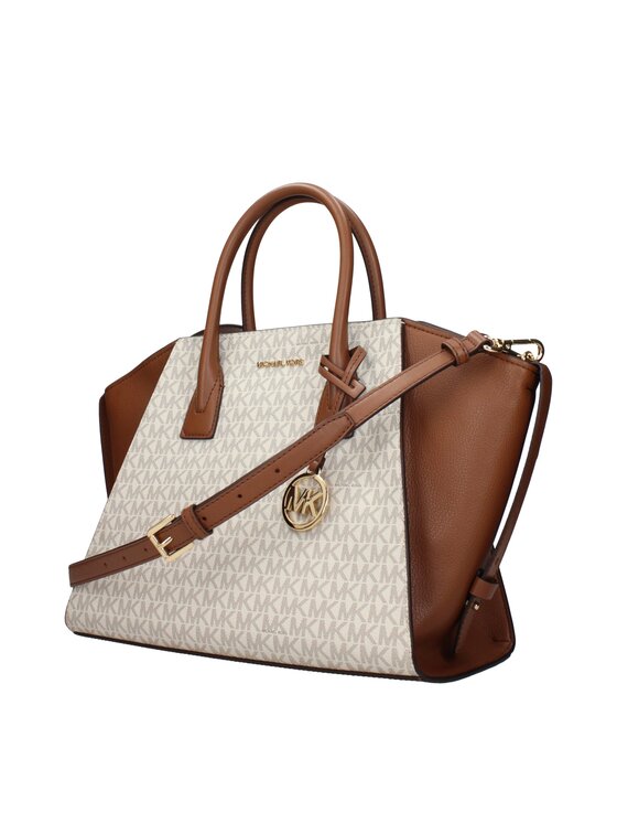 Michael Kors Michael Kors Torebka Beige Fabric Hand Beżowy