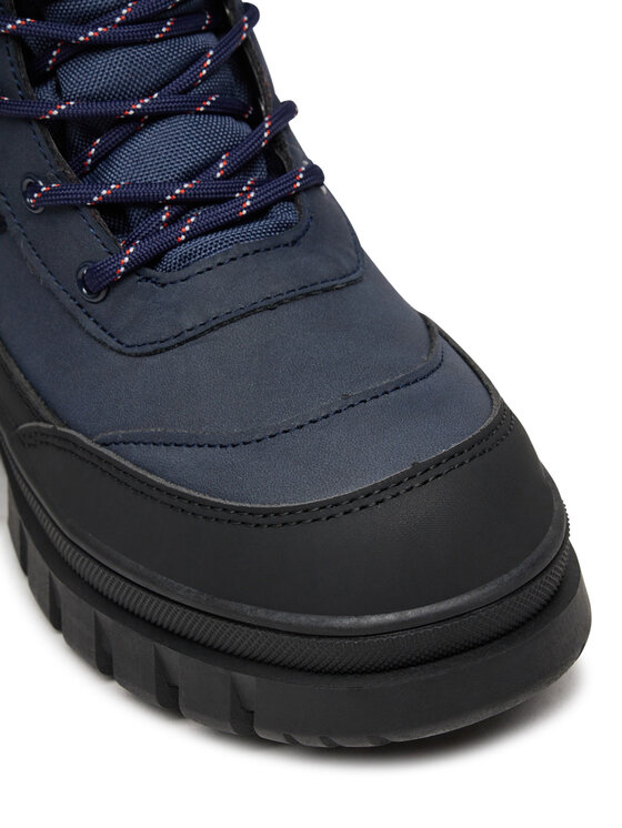 Tommy Hilfiger Tommy Hilfiger Planinarske cipele Stripes Fur Boot T3X5-33713-1487 S Tamnoplava