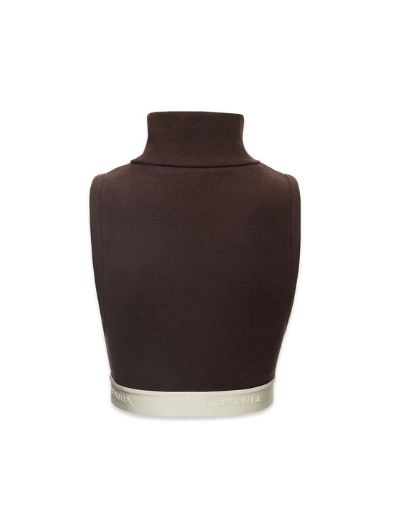 La Mania La Mania Top BELLAROSE Brązowy Basic Fit
