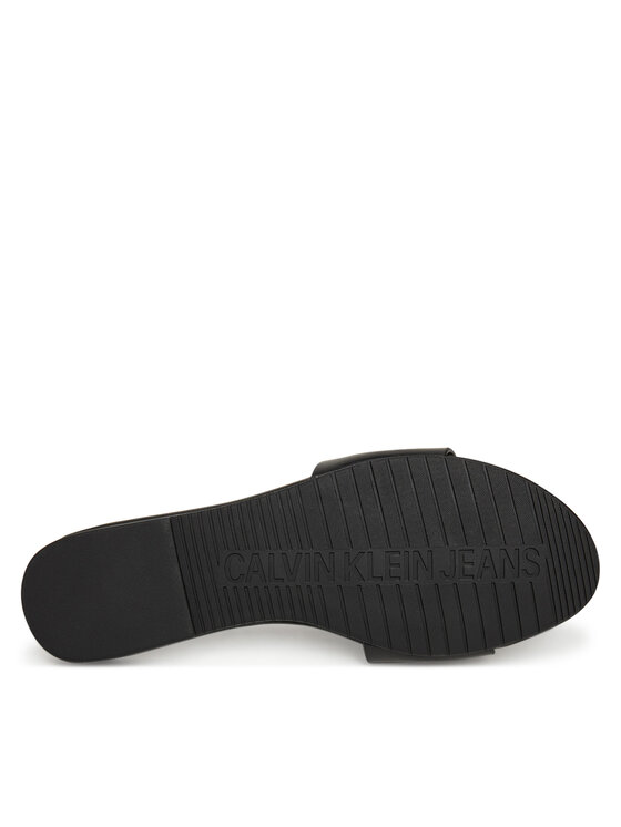 Calvin Klein Jeans Calvin Klein Jeans Šľapky Flat Sandal Slide Mg YW0YW01697 Čierna