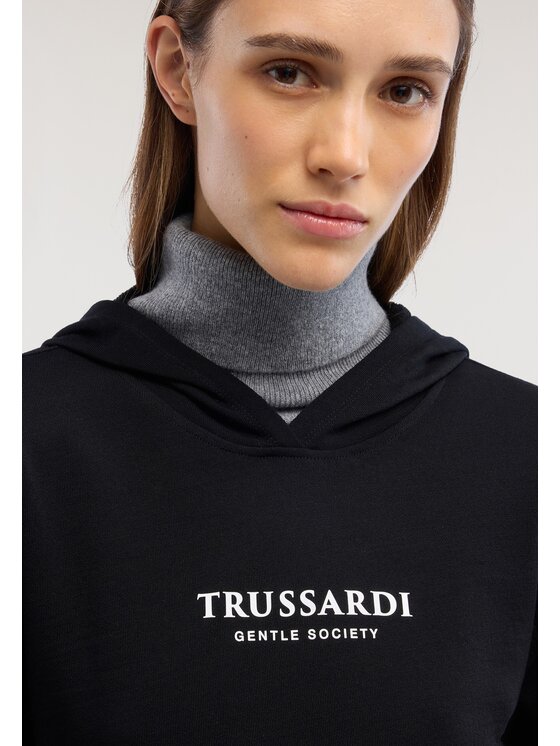 Trussardi Trussardi Felpa G8136000299N033 Nero Regular Fit