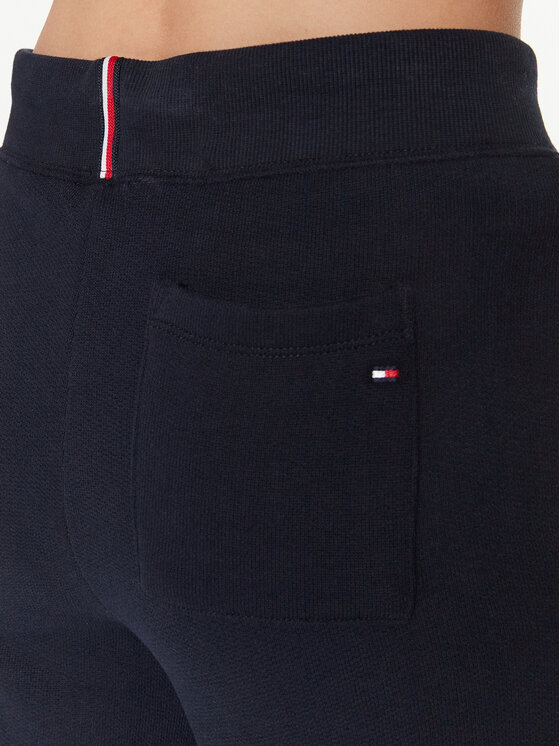 Tommy Hilfiger Tommy Hilfiger Melegítő alsó 1985 WW0WW38690 Sötétkék Tapered Fit