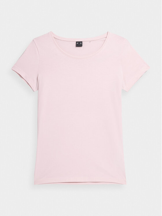 4F 4F T-shirt NOS Rosa chiaro Regular Fit