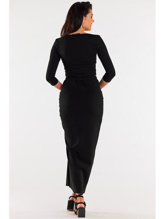 Infinite You Infinite You Spódnica M305 Czarny Basic Fit