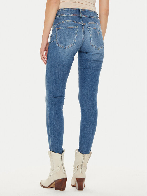 Guess Guess Traperice W4BA34 D592C Tamnoplava Skinny Fit