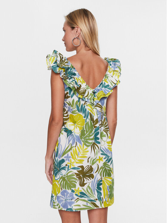 Liu Jo Liu Jo Sommerkleid WA3075 TS456 Grün Regular Fit