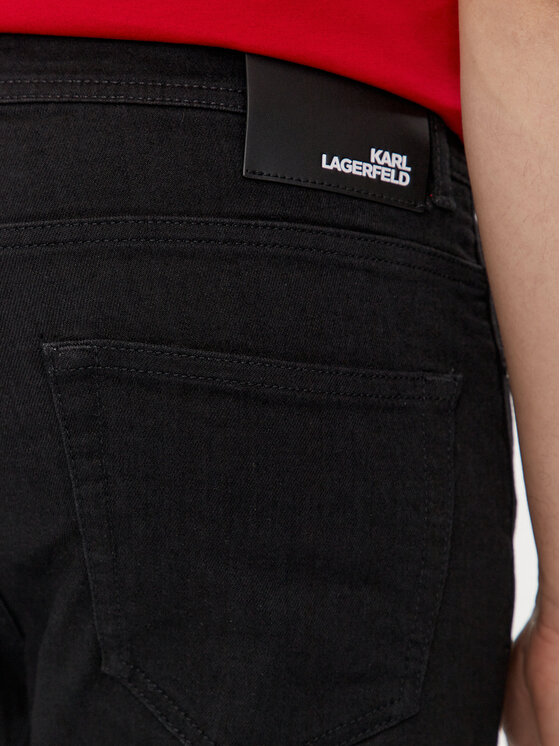 KARL LAGERFELD KARL LAGERFELD Traperice 265840 541861 Crna Slim Fit