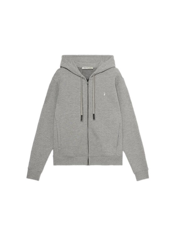 Trussardi Trussardi Felpa G8068500066N013 Grigio Regular Fit
