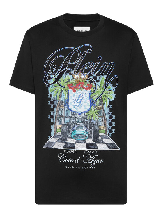 PHILIPP PLEIN PHILIPP PLEIN Tričko 24937 Čierna Regular Fit