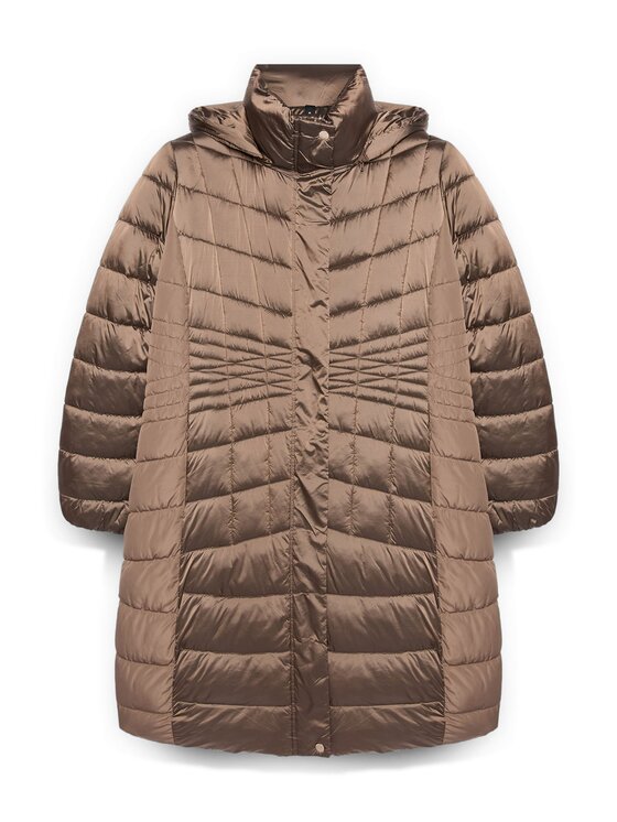 Fiorella Rubino Fiorella Rubino Giubbotto piumino F016T001445N002 Marrone Regular Fit