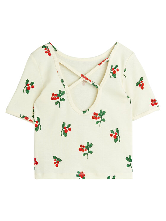 MINI RODINI MINI RODINI Majica 2522011311 Bela Regular Fit