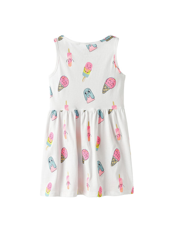 NAME IT NAME IT Ikdienas kleita Vineo 13230153 Balts Regular Fit