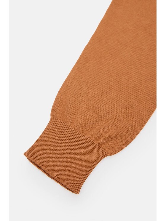 Lancerto Lancerto Sweter Anthony SW073223000052 Brązowy Regular Fit