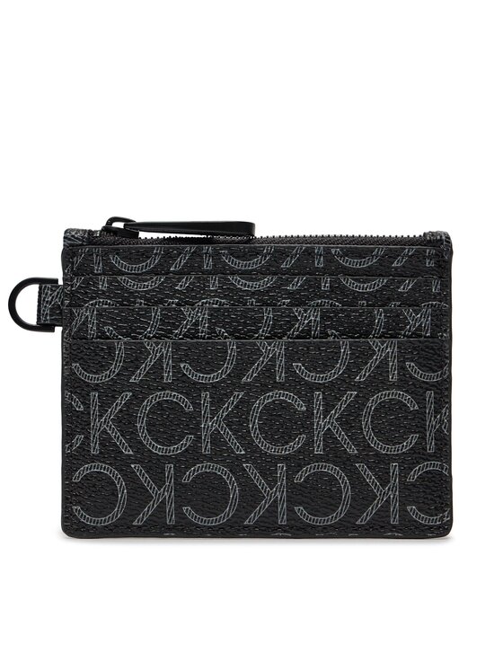 Etui pentru carduri Calvin Klein Ck Must Mono 6Cc Holder W/Zip K50K511678 Negru