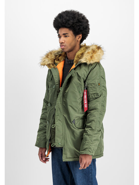 Alpha Industries Alpha Industries Kurtka zimowa AI.103141-01-4XL Zielony Parka Fit
