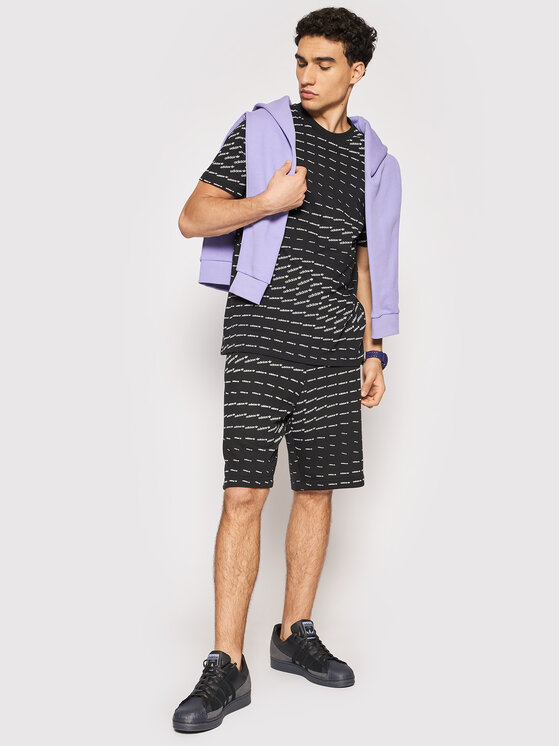 T-shirt Graphics Monogram H13440 Nero Standard Fit...