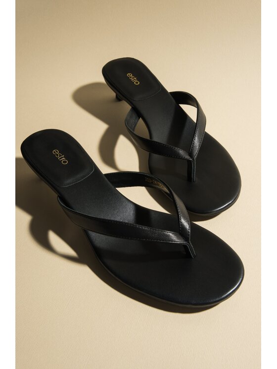 Estro Estro Σαγιονάρες ER00117888 Μαύρο