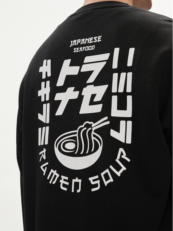 Jack&Jones Jack&Jones Pulóver Dirk 12249455 Fekete Wide Fit