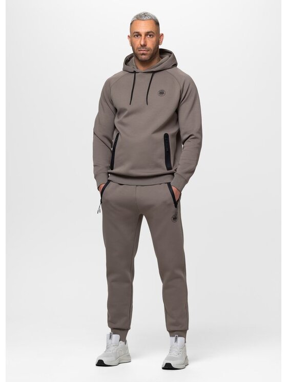 PITBULL PITBULL Bluza DOGWOOD Brązowy jasny Regular Fit
