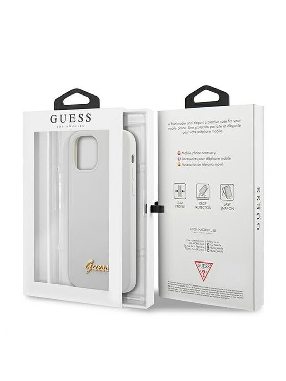 Guess Guess Etui na telefon iPhone 12 Mini Biały