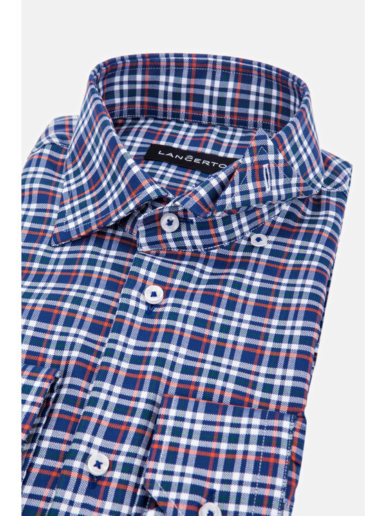 Lancerto Lancerto Koszula Froki KO051217000085 Granatowy Regular Fit