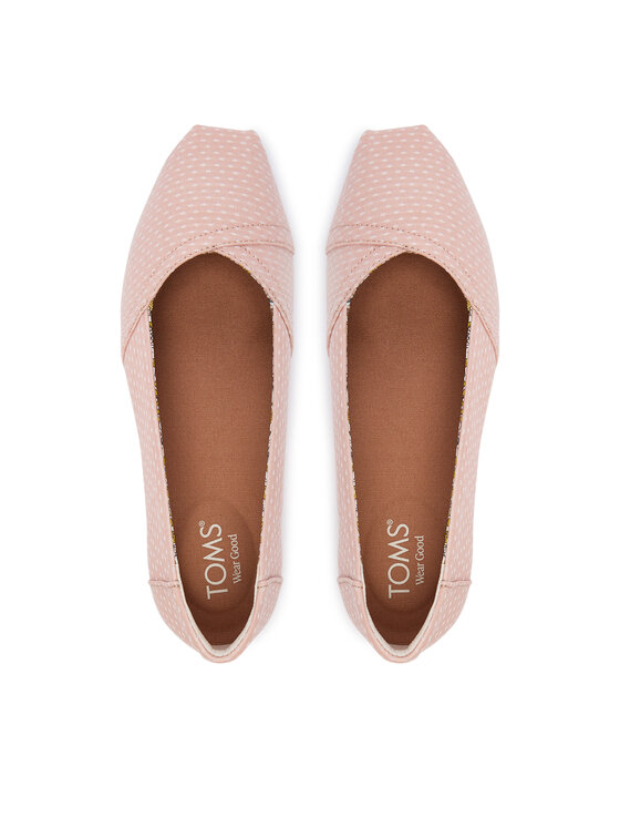 Toms Toms Балетки Alpargata Ballet 10023023 Світло-рожевий