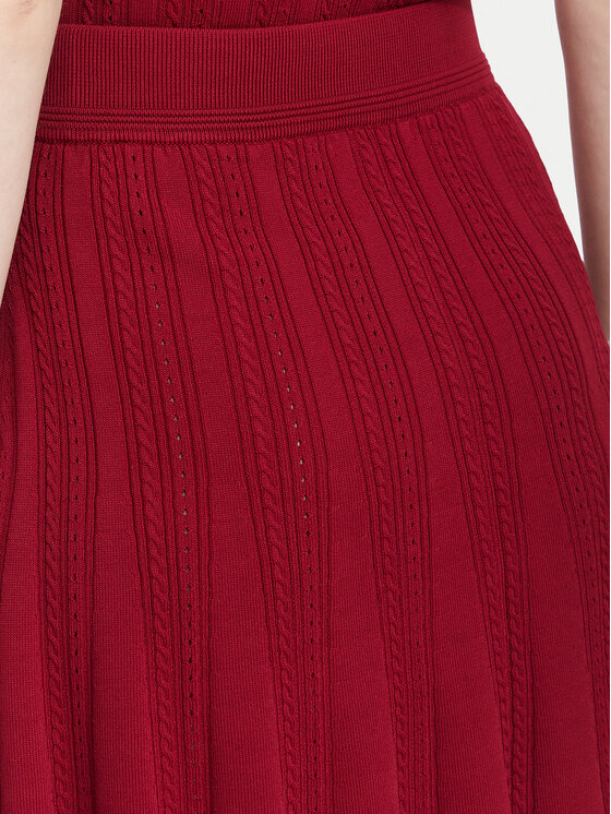 Guess Guess Fustă mini W6YD21 Z0971 Vișiniu Regular Fit