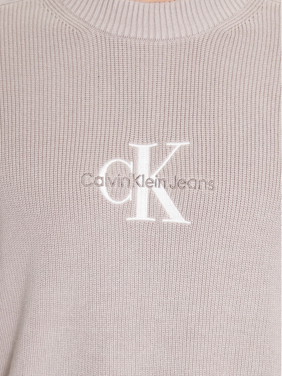 Calvin Klein Jeans Calvin Klein Jeans Sweter J30J322460 Szary Loose Fit