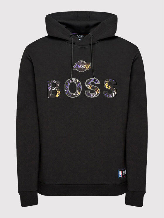 Boss Sweatshirt NBA WBounce2 2 50461971 Schwarz Relaxed Fit Modivo