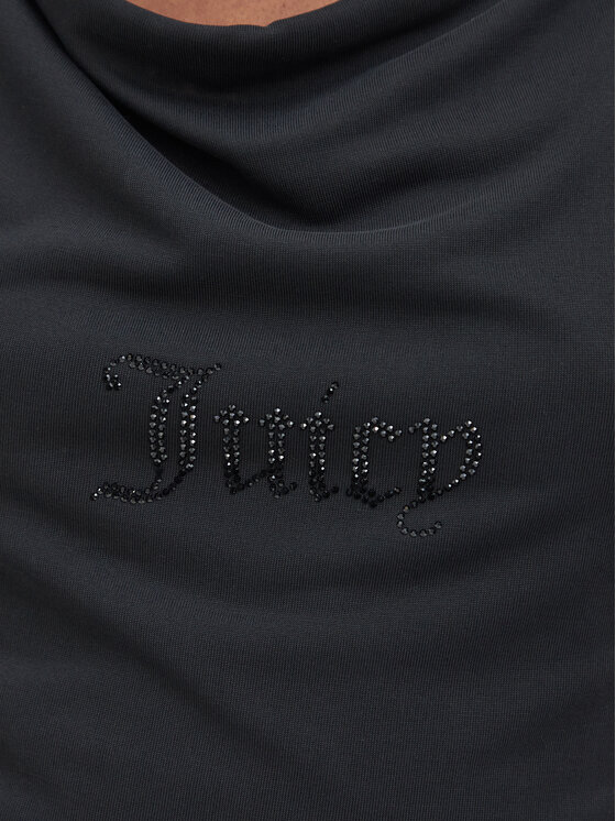 Juicy Couture Juicy Couture Повсякденна сукня JCWED226330 Чорний Slim Fit