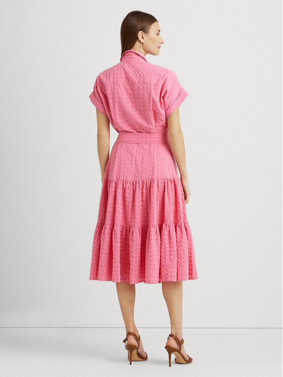 LAUREN RALPH LAUREN Lauren Ralph Lauren Рокля тип риза 200903086001 Розов Regular Fit