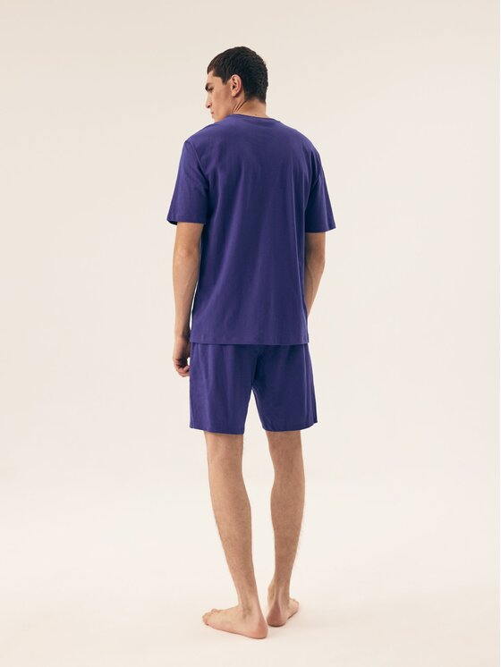 Henderson Henderson Pyžamo 42795 Modrá Regular Fit