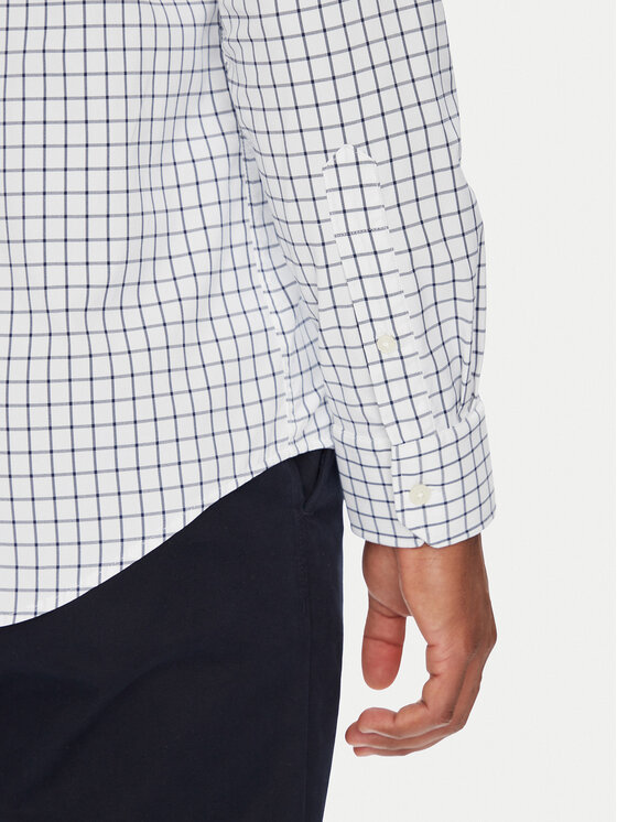 Tommy Hilfiger Tommy Hilfiger Košile Performance MW0MW39680 Bílá Regular Fit