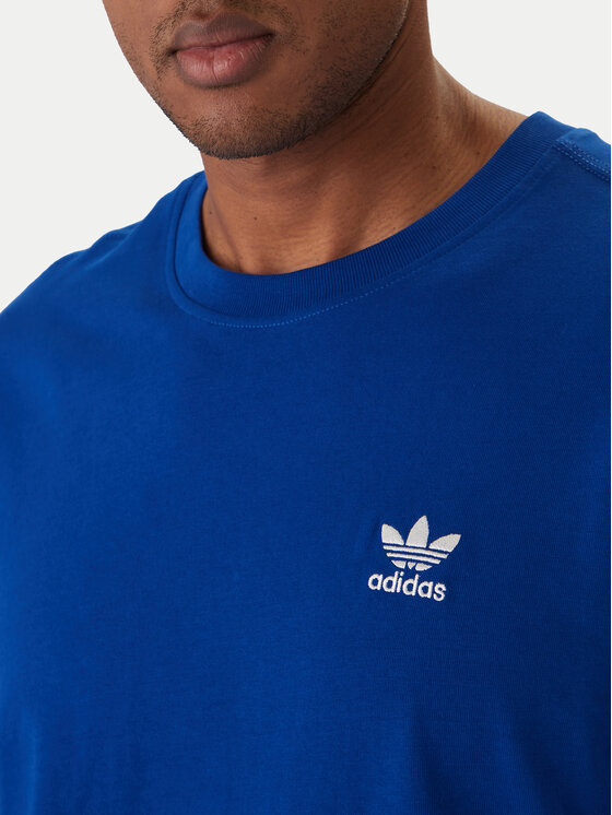 adidas adidas T-Shirt Trefoil Essentials KD1316 Niebieski Regular Fit